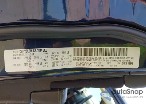 2015 Jeep Cherokee Latitude from USA, damaged, VIN 1C4PJMCB6FW623130